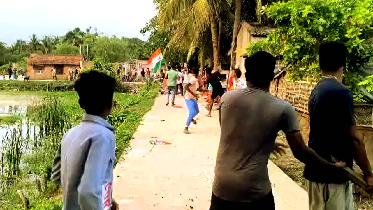 Trinamool Congress clash in Basirhat