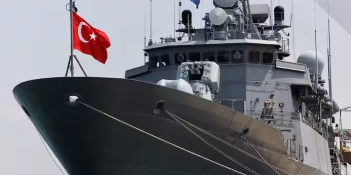 Turkish warship arrives in Maldives after Chinese spy ship.