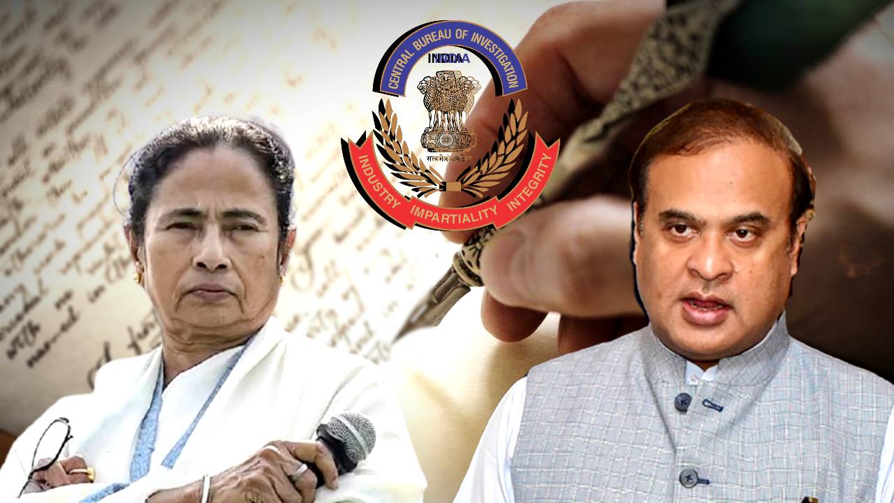 Assam CM Himanta Biswa Sarma writes letter to West Bengal CM Mamata Banerjee