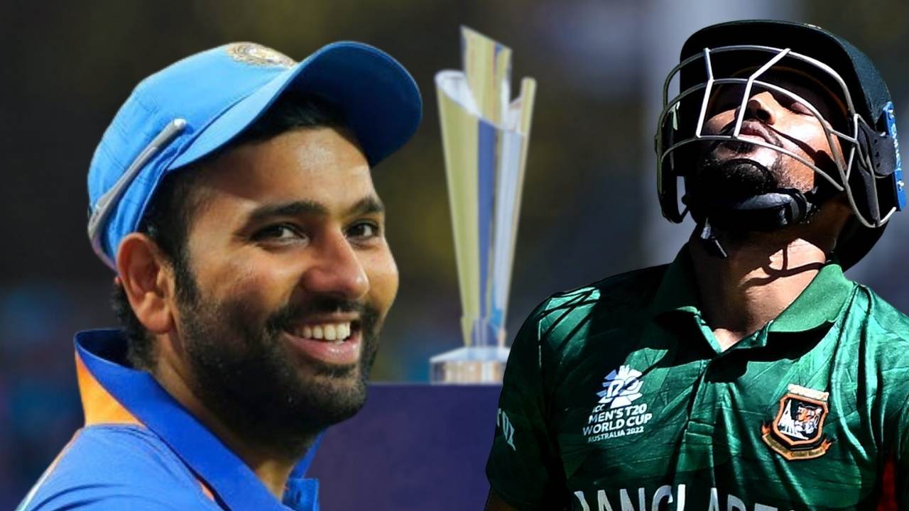 Rohit Sharma joked about the bad condition of the Bangladeshi batter.