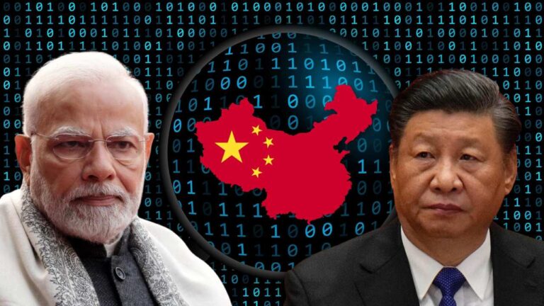 China is conspiring against India using AI.