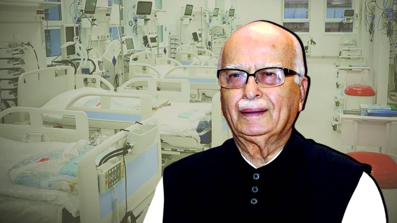 Lal Krishna Advani is hospitalized at Delhi AIIMS