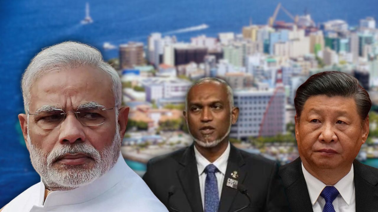 Maldives minister praised India after reaching China.