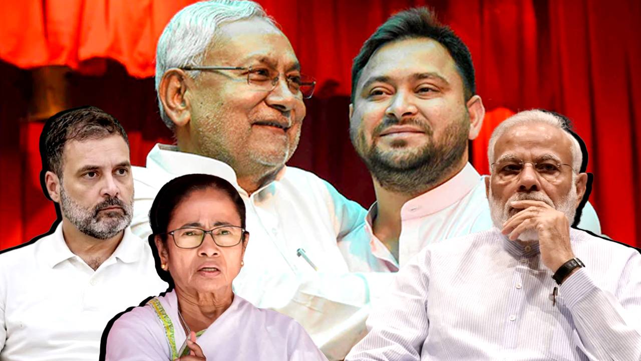 Nitish Kumar and Tejashwi Yadav goes to Delhi in same flight to join NDA and INDIA alliance meeting