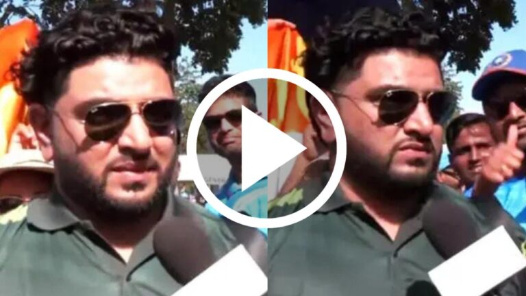 Man broke down in tears when Pakistan lost the match, viral video.