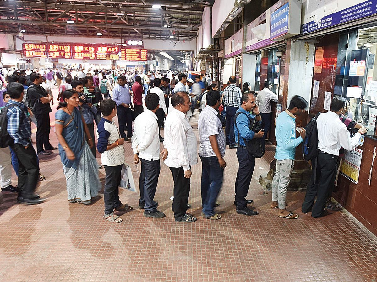 Train tickets are easily available for Puja holidays.