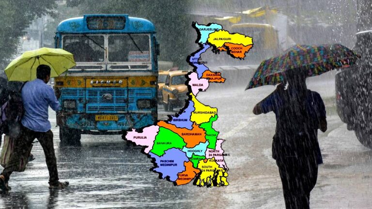 Rain started in South Bengal districts North Bengal Kolkata West Bengal weather update 23rd June