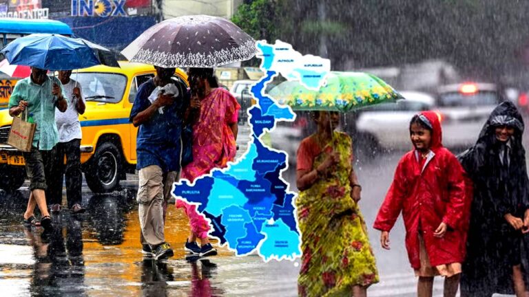 Rainfall alert in South Bengal till 29th June North Bengal Kolkata West Bengal weather update