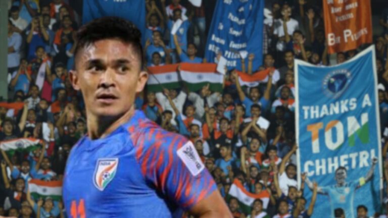 Sunil Chhetri did not get a goal in the last match.