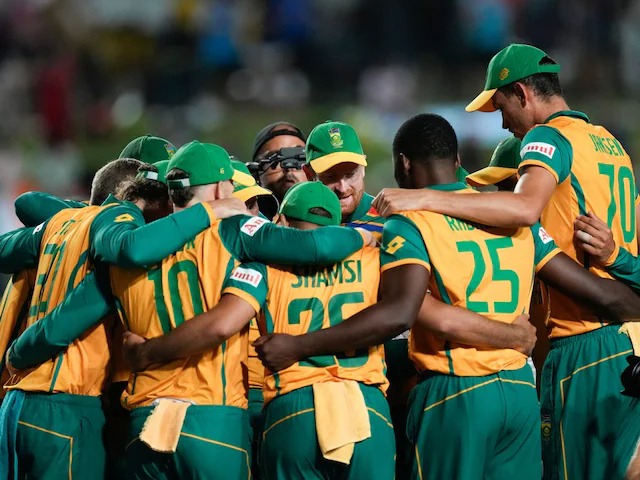 Before the final, the South African players were in extreme trouble.