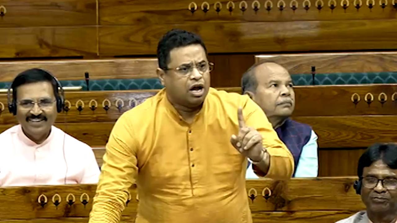 Bishnupur BJP MP Saumitra Khan in Parliament