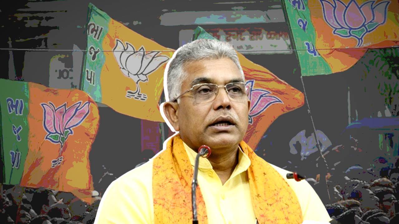 Dilip Ghosh remains silent in BJP party meeting