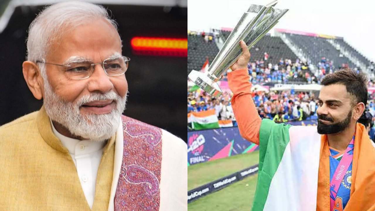 Virat Kohli expressed "huge" gratitude after receiving the Narendra Modi's congratulatory message.