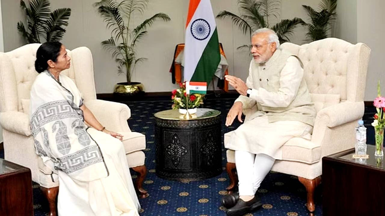 Narendra Modi Mamata Banerjee