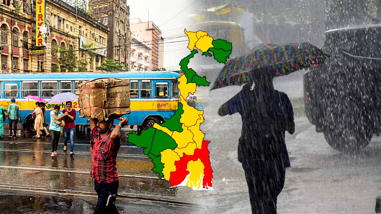 South Bengal weather rainfall alert North Bengal Kolkata West Bengal weather update