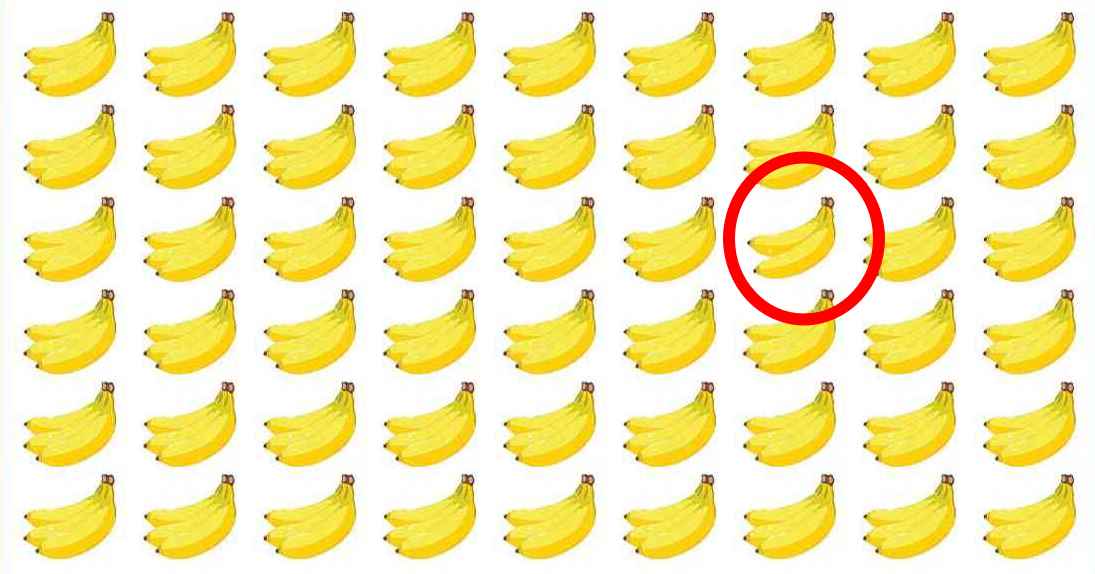 find the different banana solved