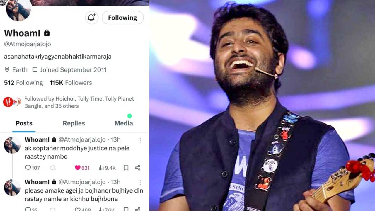 Arijit Singh X handle post