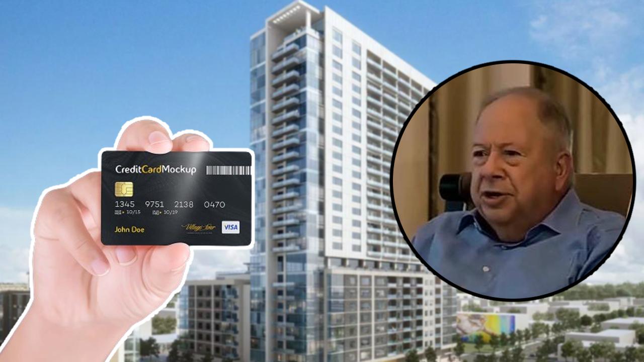 This man bought an entire skyscraper with a credit card.