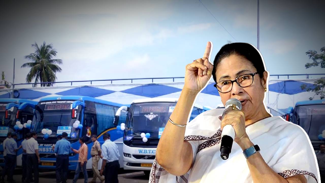 Mamata Banerjee angry on decreasing bus in Kolkata