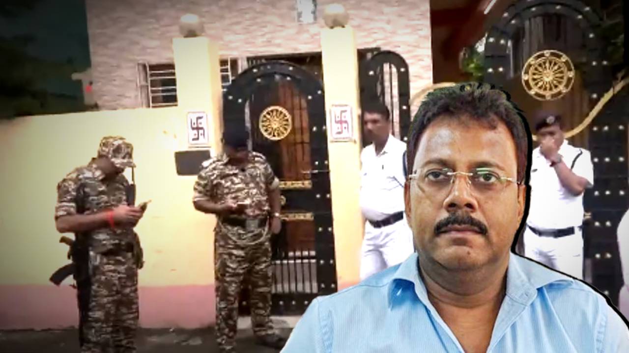 Sandip Ghosh house CBI raid on Sunday morning