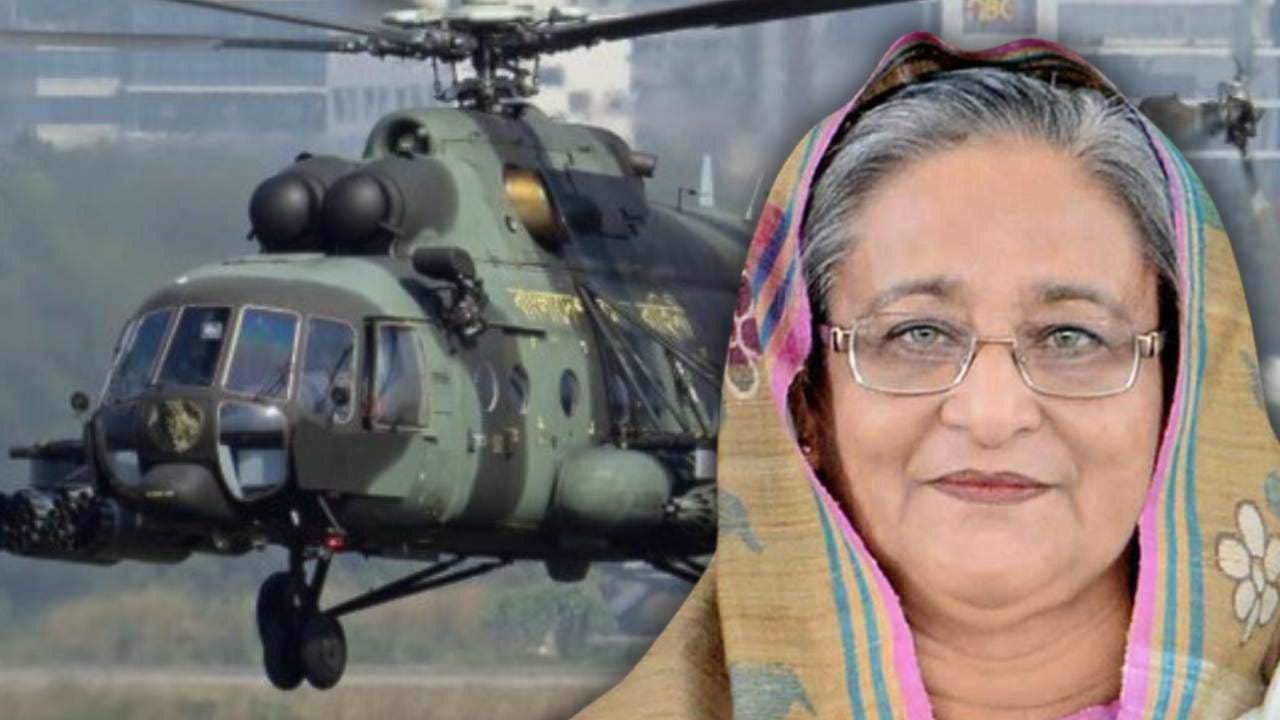 Sheikh Hasina is looking for a safe place.