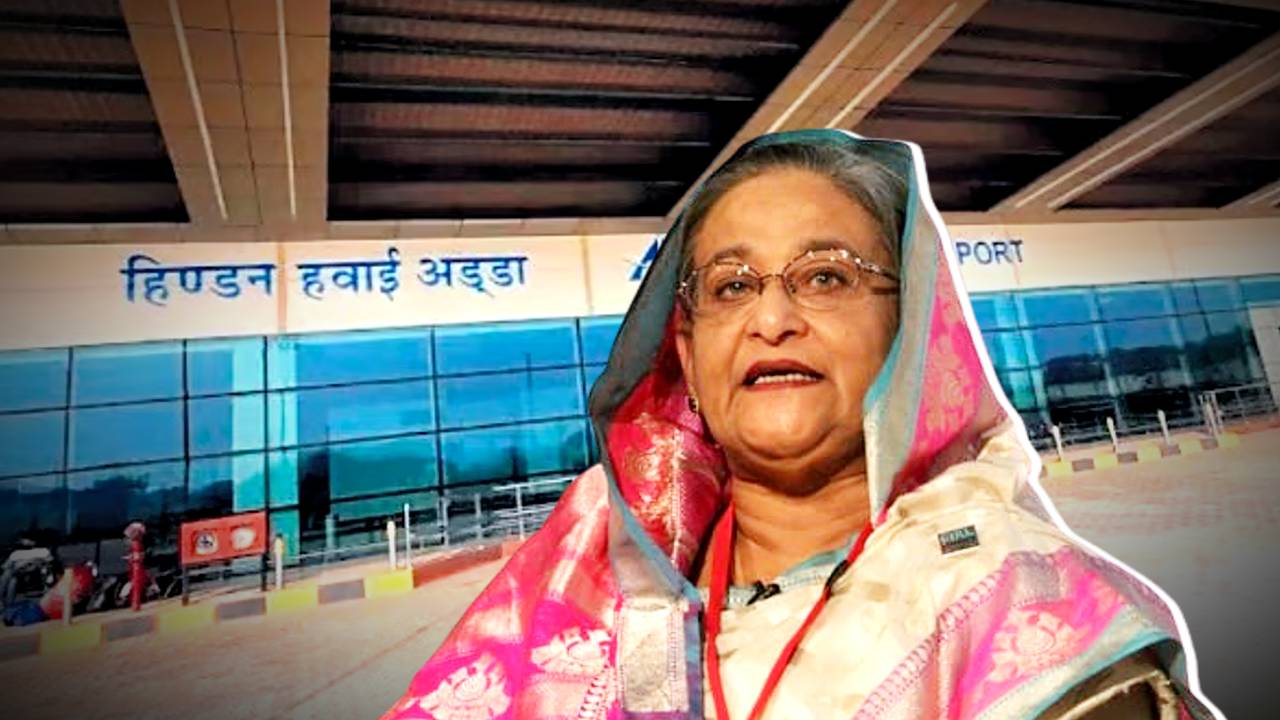 Sheikh Hasina flight landed in Hindon Airbase