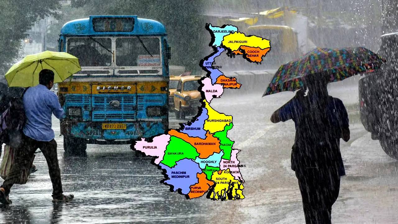 South Bengal weather rainfall alert in Kolkata North Bengal West Bengal weather update 29th August