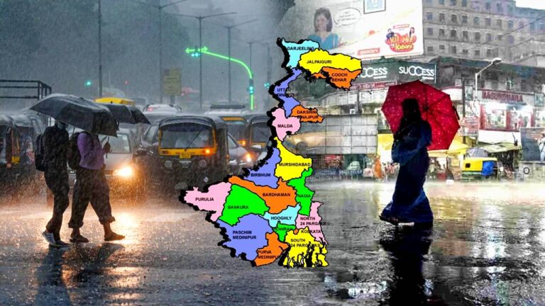 South Bengal weather rainfall alert in North Bengal Kolkata West Bengal weather update 12th August