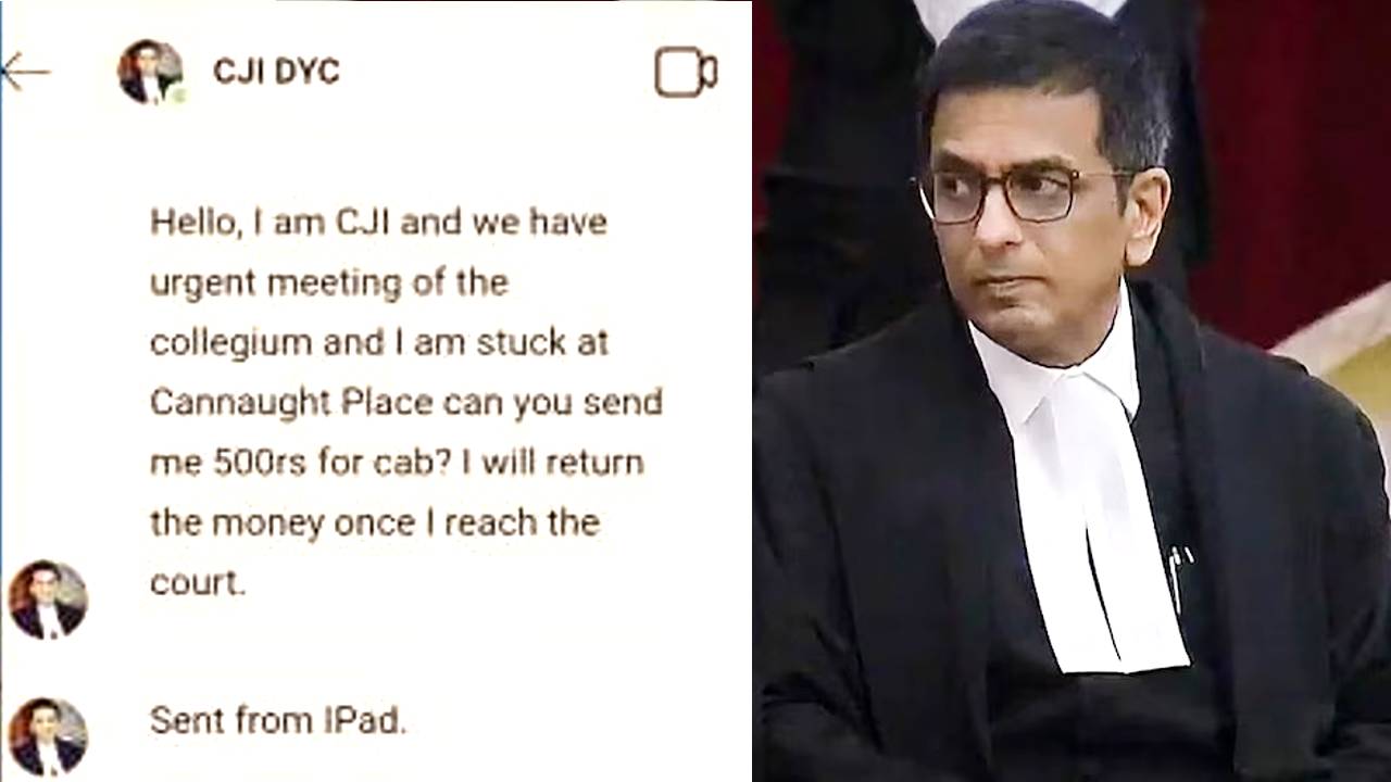 Supreme Court CJI DY Chandrachud online fraud