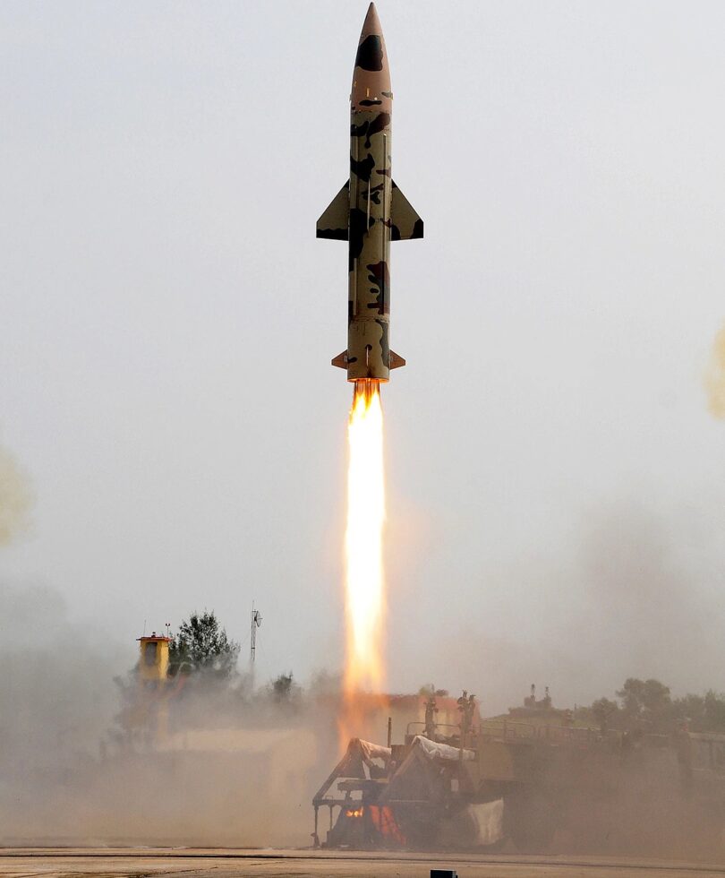 Successful test of Prithvi-2 Missile completed.