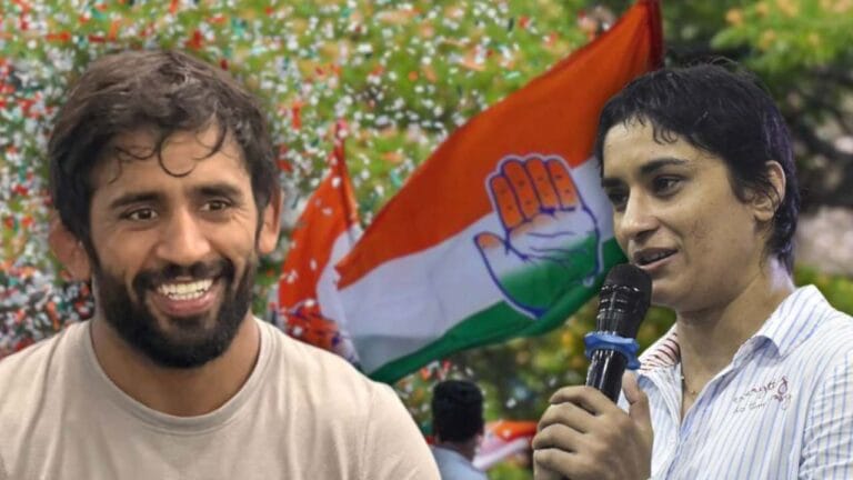 Vinesh Phogat and Bajrang Punia entered the political arena.