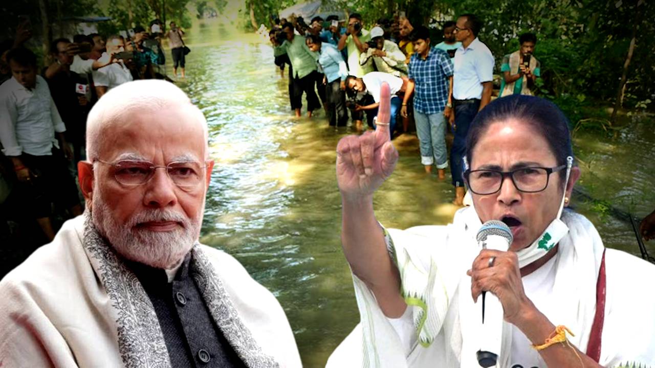 Mamata Banerjee slams Central Government about flood situation in West Bengal