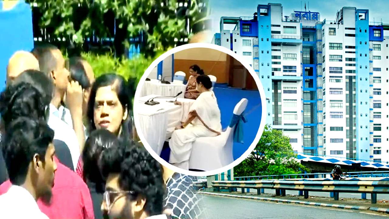 RG Kar case Mamata Banerjee waiting in Nabanna for Junior doctors meeting