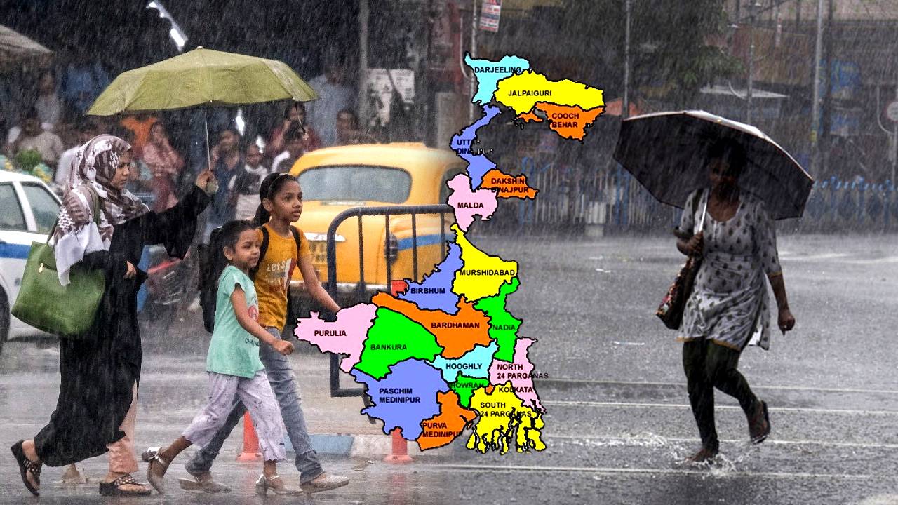 South Bengal weather rainfall alert North Bengal Kolkata West Bengal weather update till 25th September