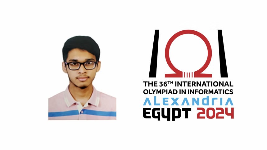 Soumya won gold in International Olympiad in Informatics Bangladesh.