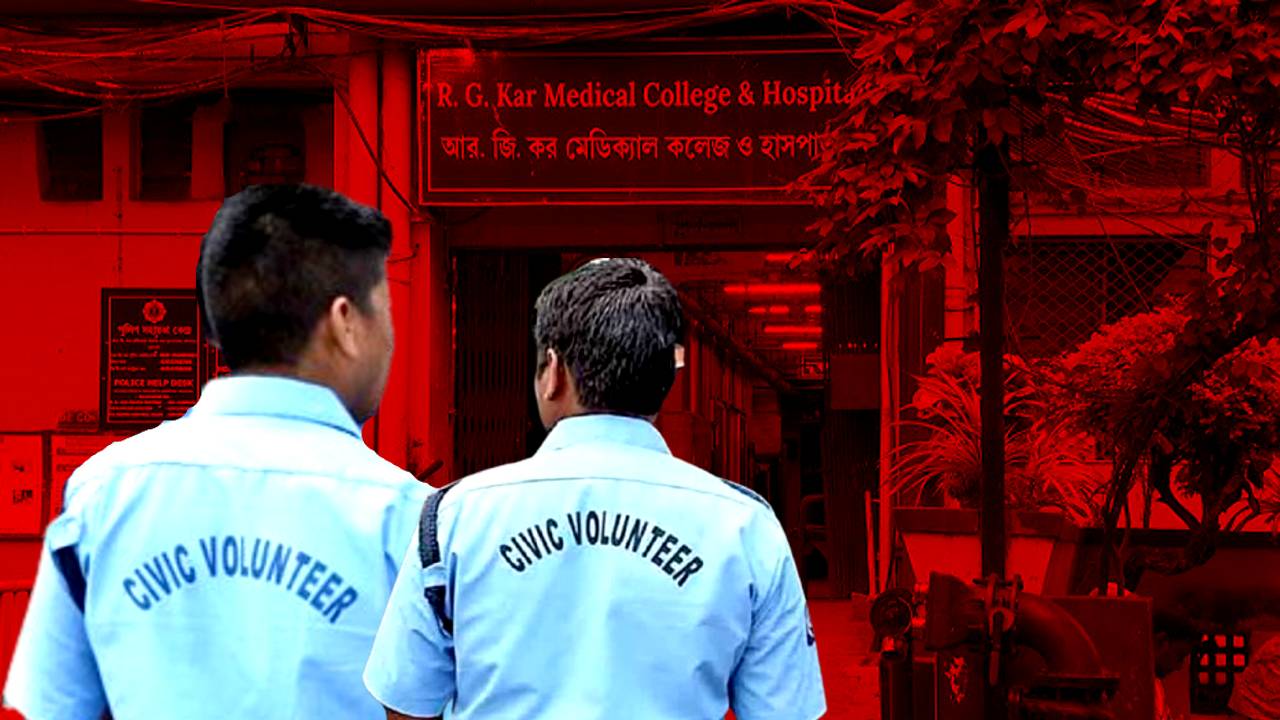 All Civic Volunteers closed from duty in RG Kar Hospital by Lalbazar