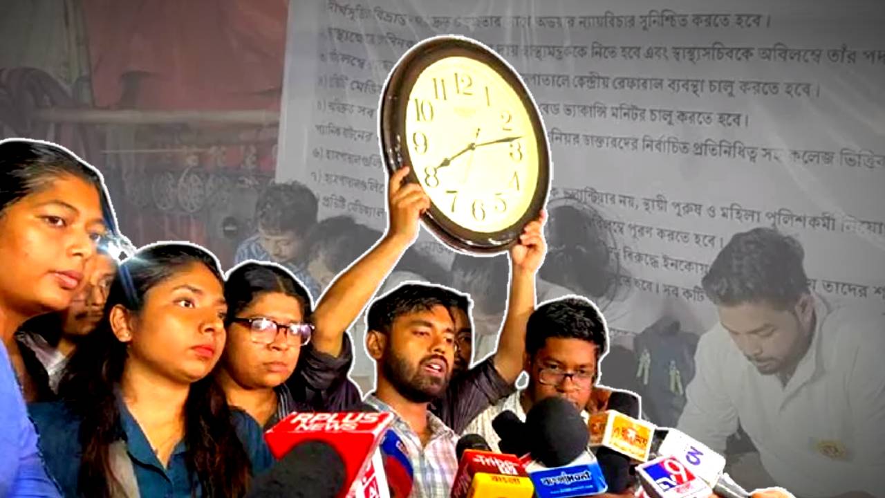 Junior doctors protest Government of West Bengal