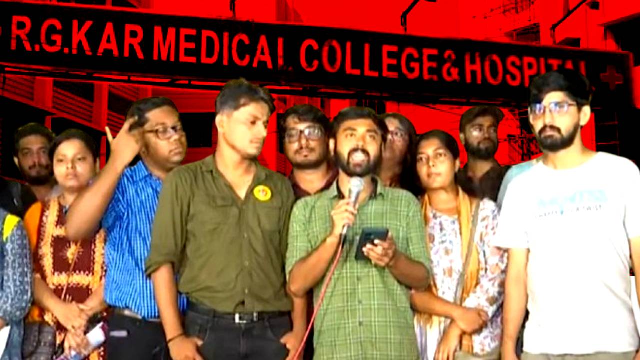 Junior doctors protest CGO Complex abhijan RG Kar case