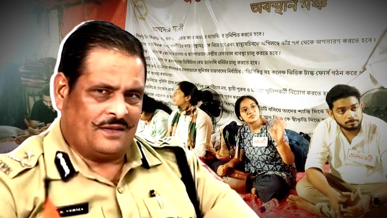 Kolkata Police Commissioner Manoj Verma on junior doctors hunger strike in Dharmatala