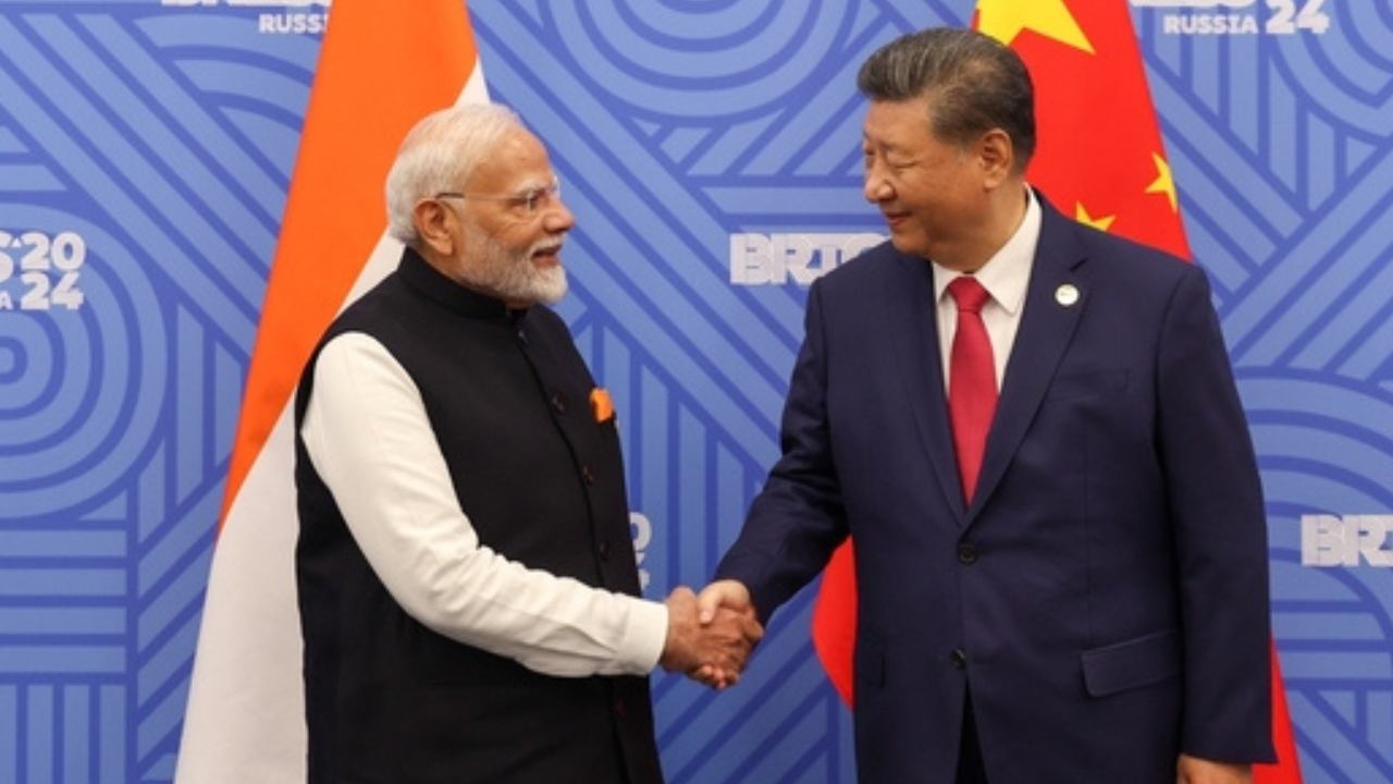 Narendra Modi met Xi Jinping after 5 years.