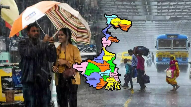 South Bengal weather rainfall alert in North Bengal Kolkata West Bengal weather update on Mahalaya