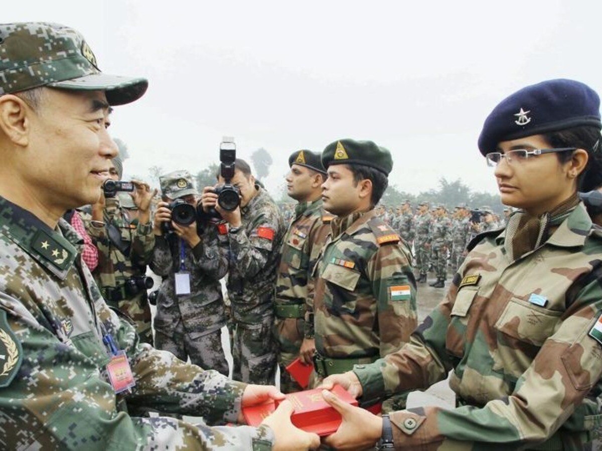 Chinese army retreated in Ladakh.