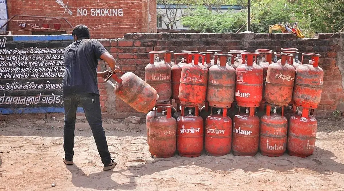 The price of LPG Cylinder increased in the month of October.