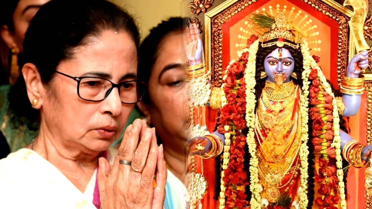 CM Mamata Banerjee shares glimpses of Kali Puja at her residence