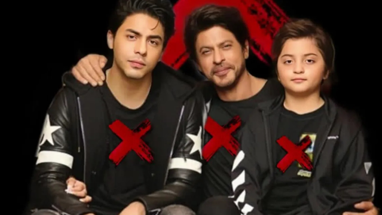 Aryan and abram debut with shahrukh khan