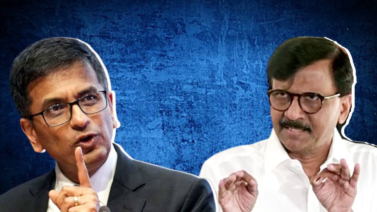 Supreme Court Ex CJI DY Chandrachud reacts about Sanjay Raut comment about him