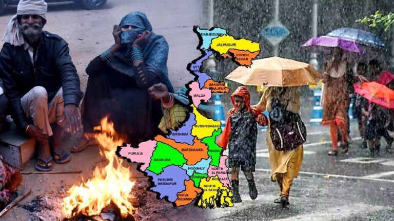 Temperature drop by four degrees South Bengal weather North Bengal Kolkata West Bengal weather update