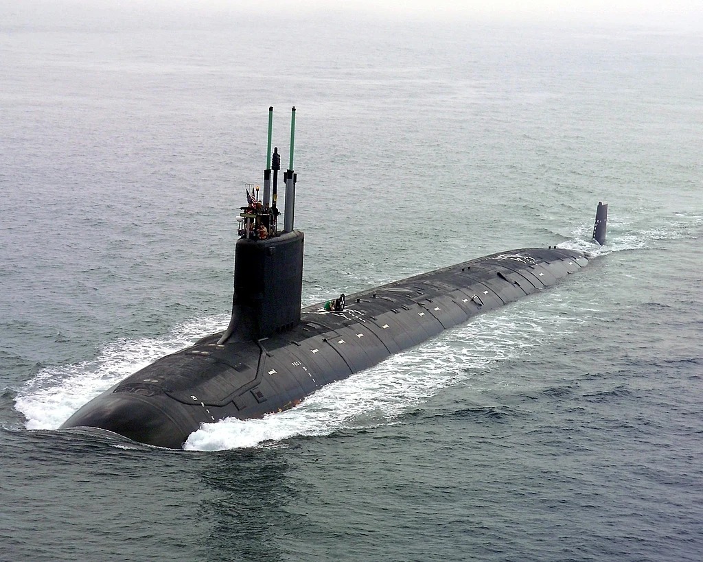  Nuclear Submarine got caught while fishing.