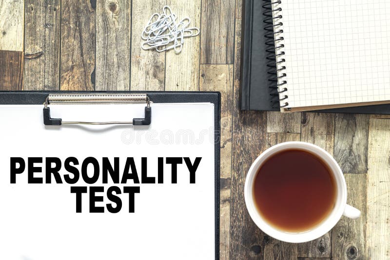 clipboard personality test office desk assessments business concept 210498947