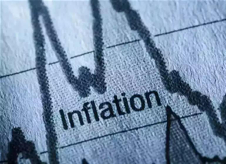 Retail inflation hits RBI's limit for first time in 14 months.